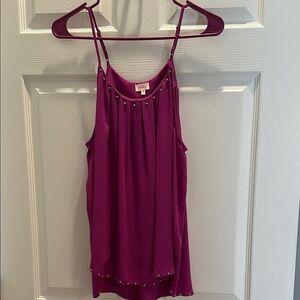 Stylish Pink Sleeveless Top by Pixley